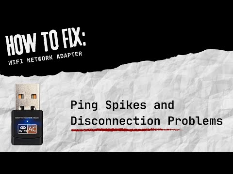 How To Fix WIFI Adapter Network Problems? | Ping Spike and Disconnecting