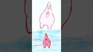 Patrick Star From SpongeBob SquarePants - Draw on | Procreate Digital Art #shorts