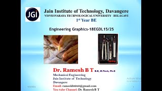 Introduction & Simple objects Construction# Isometric Projection# VTU # 1st Year# EGDL