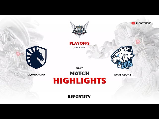 Team Liquid Aura vs EVOS Glory HIGHLIGHTS MPL ID S13 PLAYOFFS | EVOS VS TLID ESPORTSTV class=