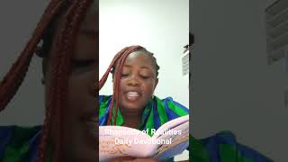 June 17th Rhapsody of Realities Daily Devotional...read along with me🥳🥳🥳🥳 - 08029067351