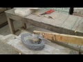 Homemade kharal automatic pestle  mortar