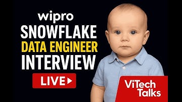 Wipro Snowflake Interview Questions & Answers 2025 | Crack Your Snowflake Interview! | #vitechtalks