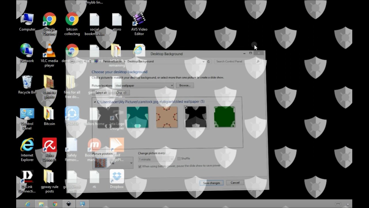 Five free tiled background images - YouTube