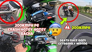 Death Race Goes extremely wrong😰 || 200 KMPH 💔 pe Bike clash ho gaye 😰😨