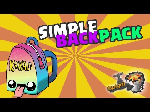 Minecraft Plugin Tutorial: SimpleBackPack