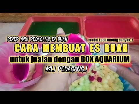 Resep Es Buah Aquarium Untuk Jualan
