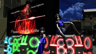 [MMD] Motion Test 'Timber' → UDarkLink + DarkValkiria {UDarkLink}