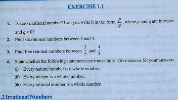 Class 9th maths l Exercise 1.1 l Chapter 1 l Number System l Cbse board l NCERT l Solution l Carb