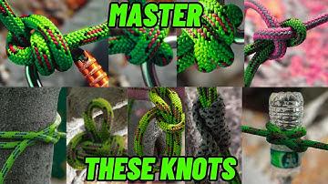 Climbing Knots That Tree Climbers HAVE TO MASTER