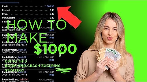 Zero%Loss Boom And Crash Scalping Strategy To Make Your $1000 Everyday (100% Guarantee)