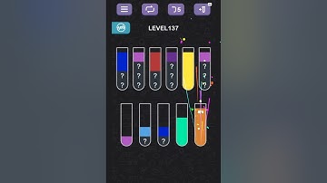 Water Sort Puzzle level 137#games #gameandroid