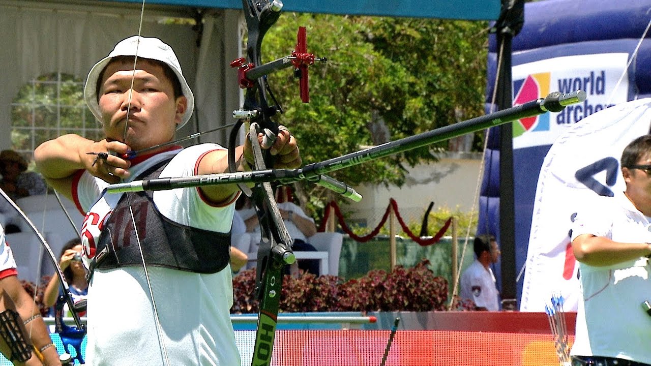 Russia v Korea recurve men team gold Antalya 2014 Archery World Cup