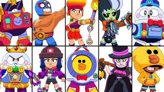 Drawing Brawl Stars Random Skins - Speed Drawing. Part 1