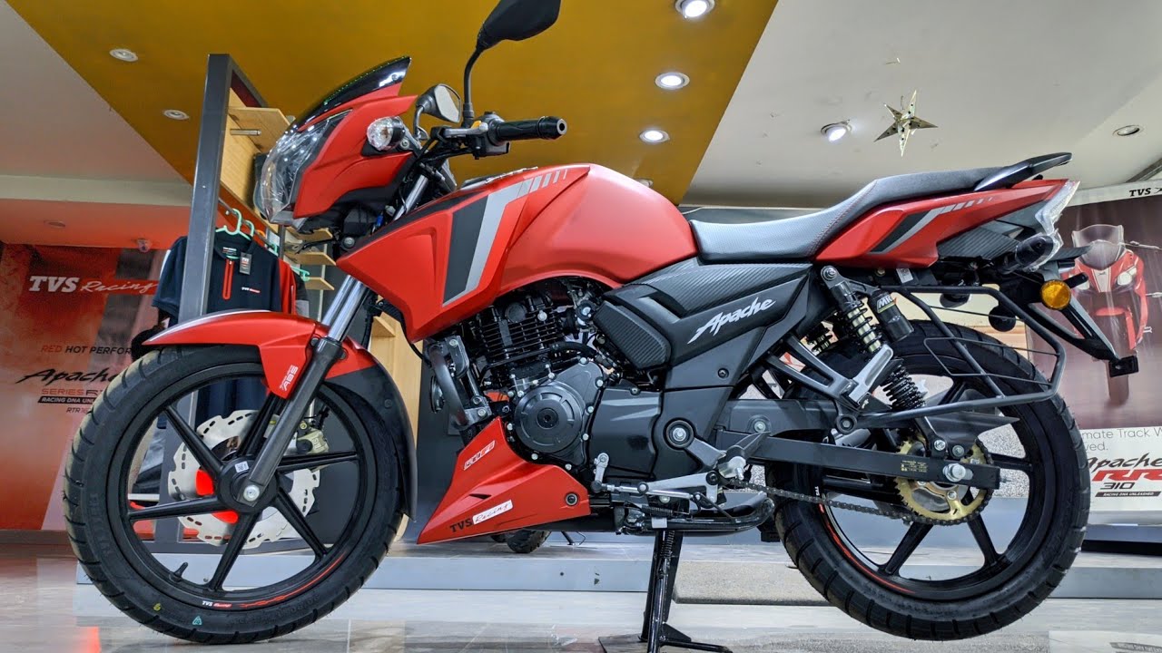 Tvs Apache Rtr 160 2v Bs6 Matte Red Colour Honest In Depth Review Youtube