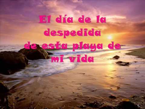 La playa- letra.