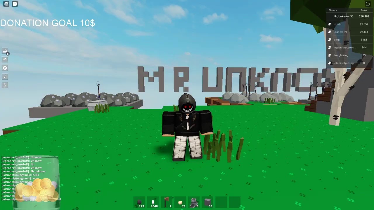 ROBLOX SKYBLOCK GRINDING WITH FANS VIP SERVER(DROPPING CASH)