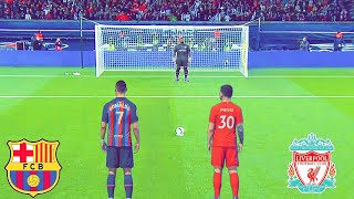 UEFA Champions League, Barcelona vs Bayern Munich Gameplay, Penalty Shootout,