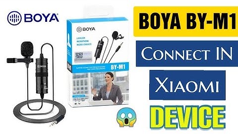 How To Connect Boya BY M1 Mic In Any Xiaomi Phone | 100% Working Trick 🔥🔥🔥