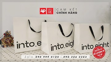#4pstore COMBO TÚI IVORY 230GSM INTO EIGHT - CHUYÊN SẢN XUẤT THEO YÊU CẦU