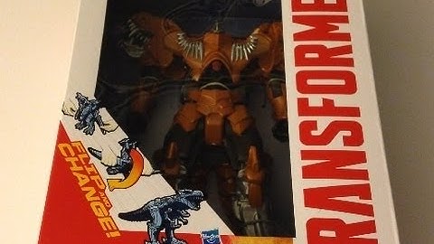 Transformers 4 Age of Extinction Flip and Change Grimlock Review