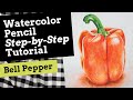 Step by Step Watercolor Pencil Tutorial for Beginners