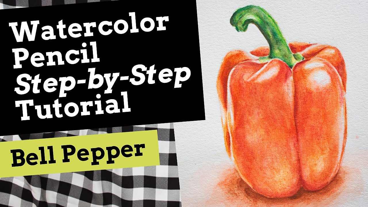 Step By Step Watercolor Pencil Tutorial For Beginners Youtube