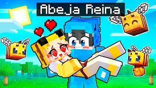 Enamoré a la ABEJA REINA en Minecraft!