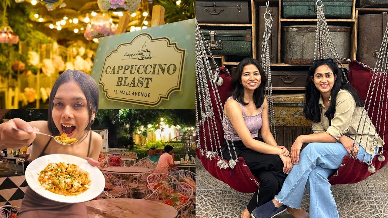 Lucknow’s Most Beautiful Cafe Cappuccino Blast ​⁠| Lucknow Food ​⁠@TripNTasteWithKavita