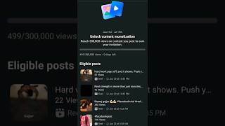 unlock content monetization facebook 😯 #facebook #shorts #viralshorts #monetize