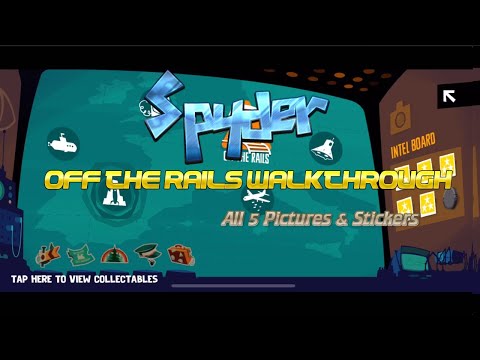 Spyder - Off the Rails Full Walkthrough with All Pictures and Stickers [Apple Arcade]