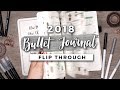 My 2018 Bullet Journal Flip Through | A YEAR IN MY JOURNAL