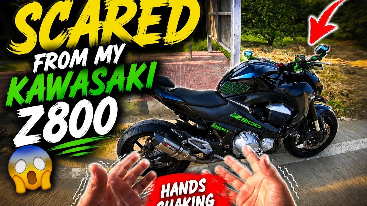 My NEW Bike Kawasaki Z800, it almost scared me 😅 Chandigarh