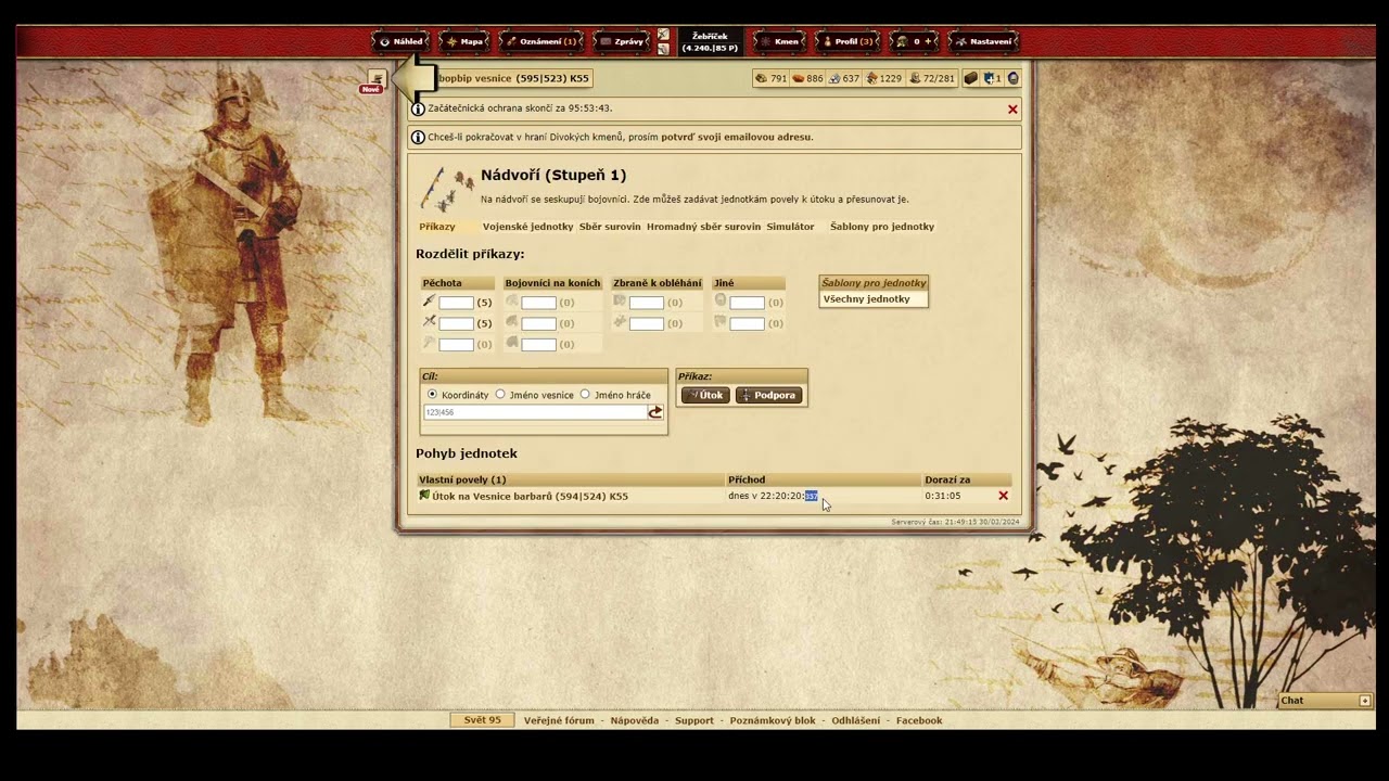 Millisecond Coordination Script Tribalwars