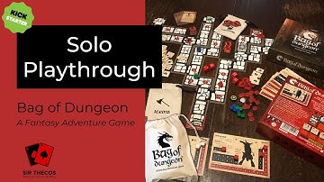 Solo Playthrough | Bag of Dungeon: A Fantasy Adventure Game