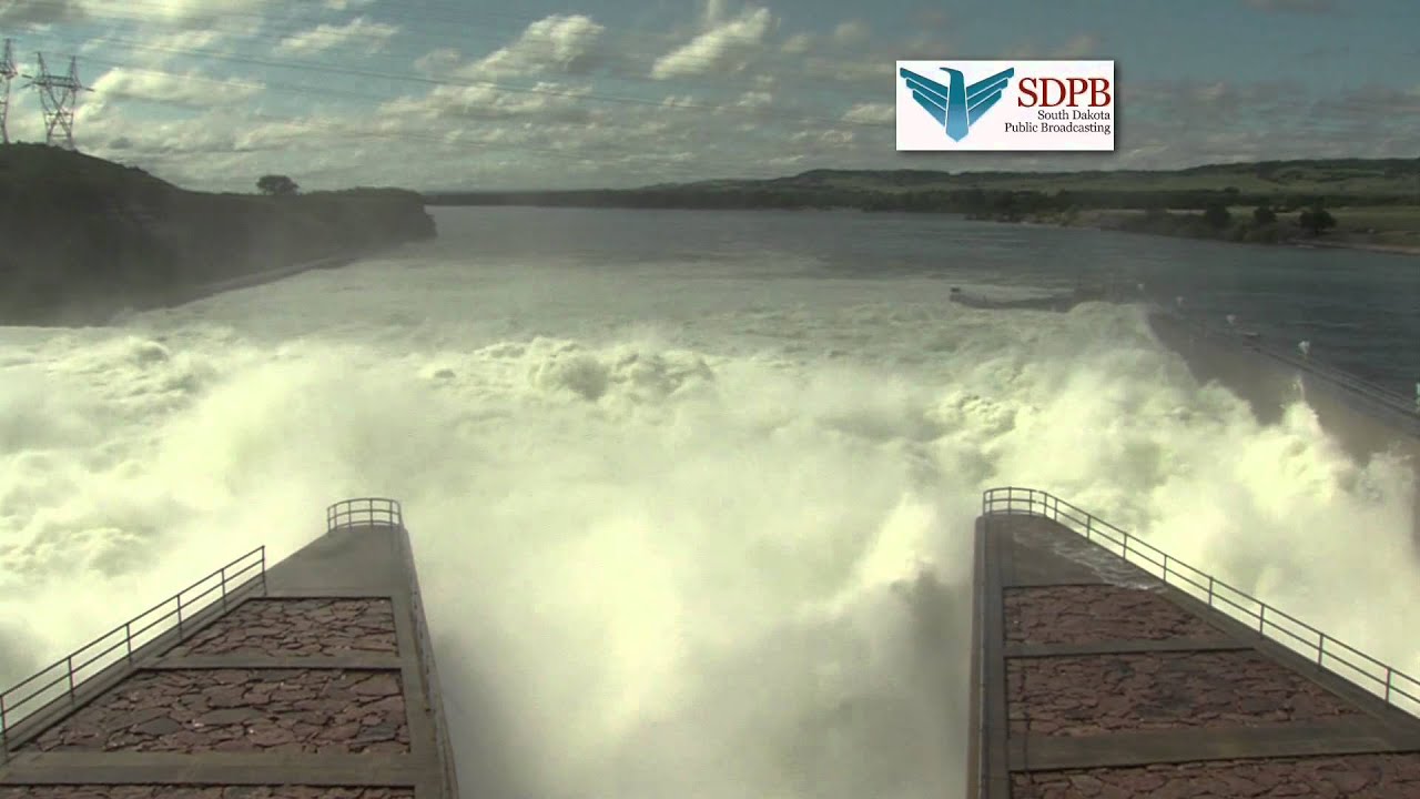 Fort Randall Dam Flood Release Tunnels YouTube