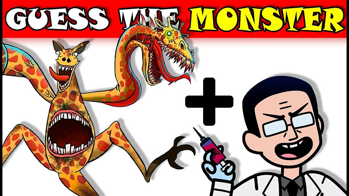 Guess The Monster 🦘👨‍🔬 Kangaroo vs. Scientist! | Zoochosis Animation