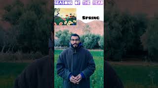 seasons of the year فصول_السنه  season winter spring summer autumn english learnenglish ?️?