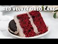 Deliciously moist red velvet oreo cake