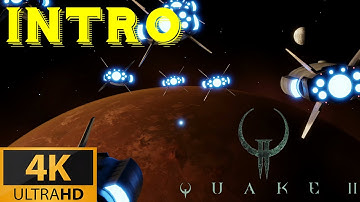 Quake II Remastered - Ground Zero intro (AI Enhanced 4K 60fps)