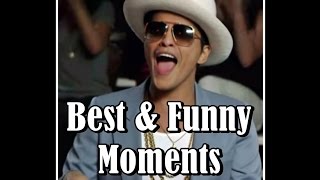 Bruno Mars - Best &amp; Funny Moments ♥