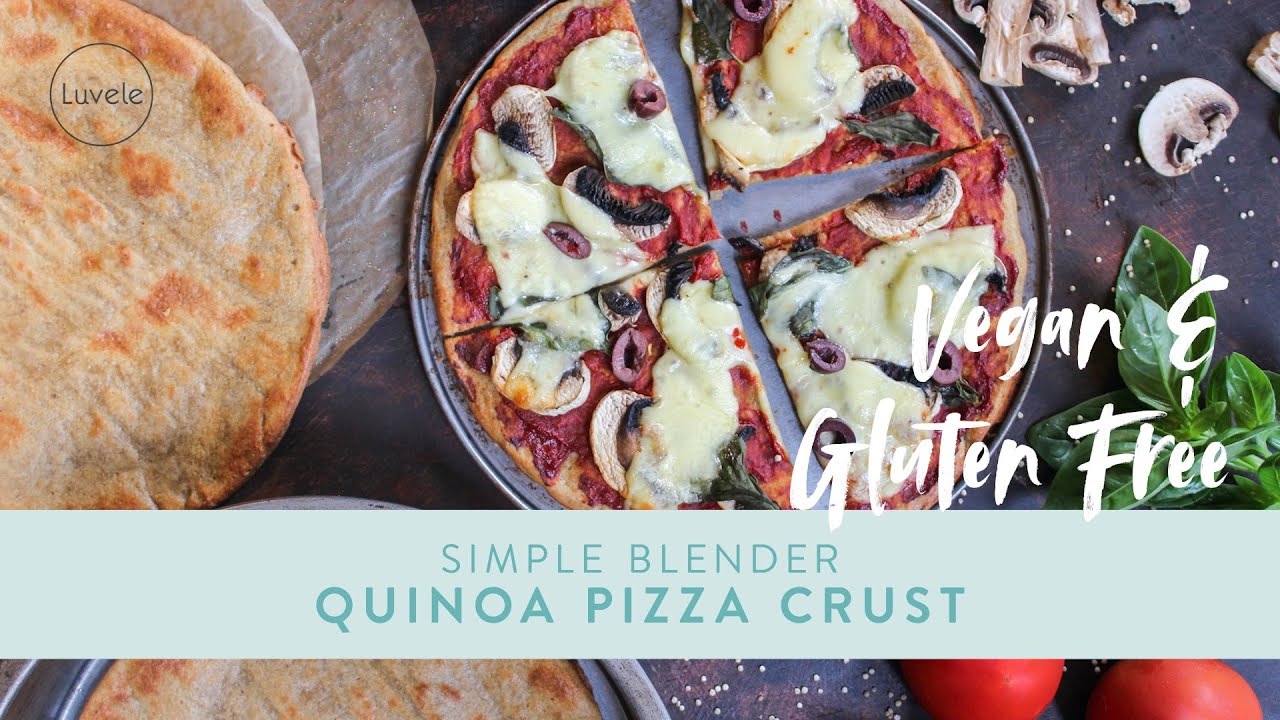 Healthy Pizza Base: Vegan, Gluten Free, Egg Free, Nut Free, and really easy to make