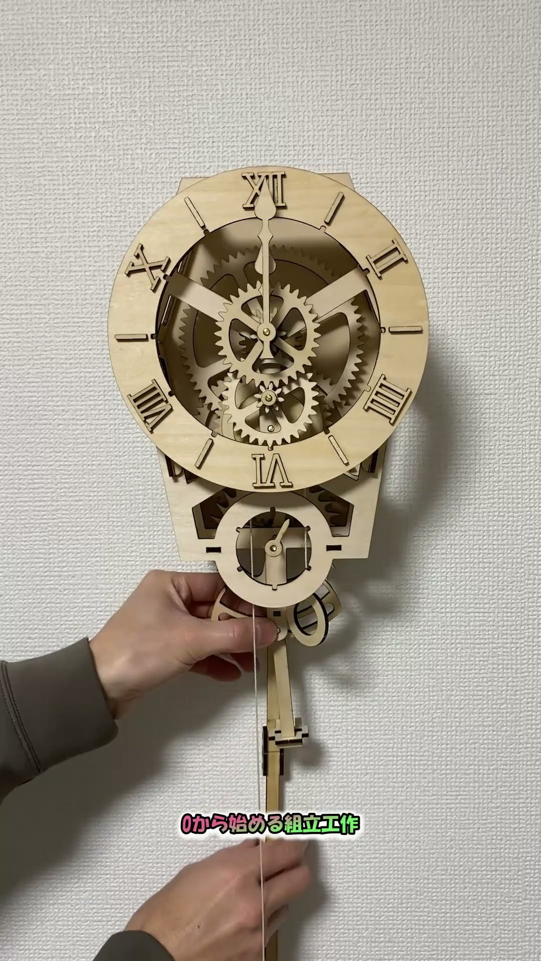 【良品】アンティーク時計 イタリア製 振り子時計 アンティーク雑貨 昭和レトロ EIKEISHA(栄計舎) SUPER DELUXE