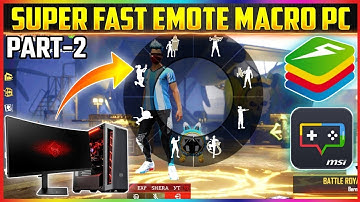 BLUESTACK 5 ULTRA FAST EMOTE IN GAME I HOW TO DO FAST EMOTE IN BLUESTACKS 5 I B2K FAST EMOTE TRICK