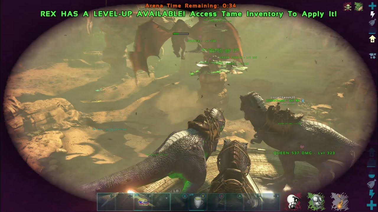 ARK survival evolved Sleeping Tapejara VS Manticore YouTube