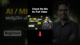 How to Become AI/ML Engineer | Telugu