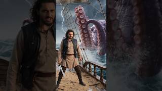 Kraken Attack in Storm 🌊🐙 | Epic Sea Battle You Won’t Believe! #Shorts
