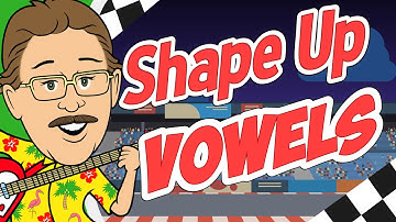 Shape Up Vowels | Jack Hartmann | Vowel Song