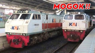 Download Lagu KEJADIAN TIDAK TERDUGA LOKOMOTIF MOGOK SAAT RAMAI KERETA API LEWAT STASIUN TERSIBUK ! MP3