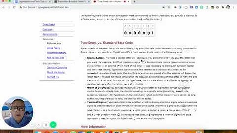 Typing Ancient Greek